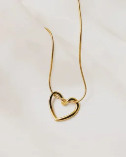 گردنبند مینیمال طرح قلب